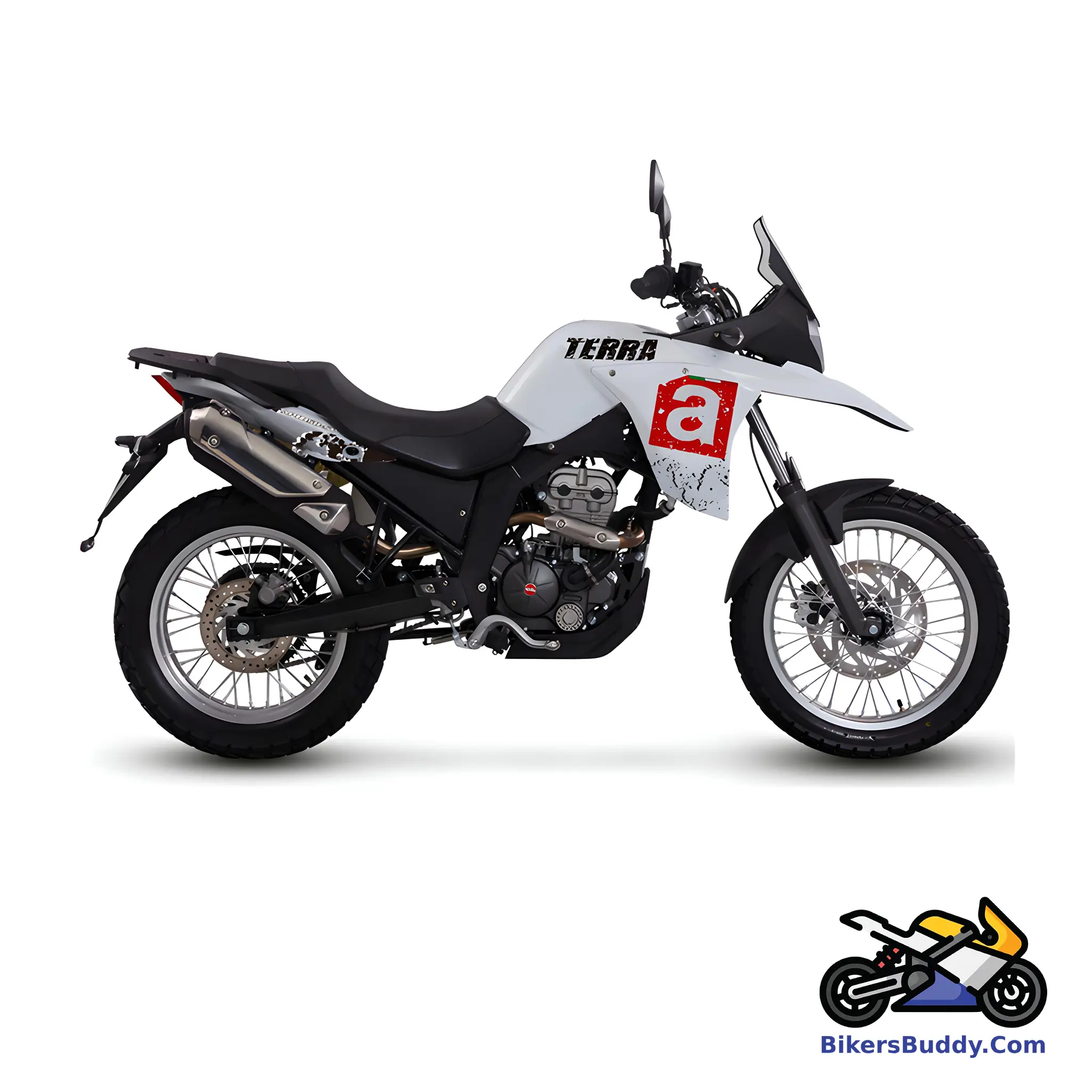 White Aprilia Terra 150