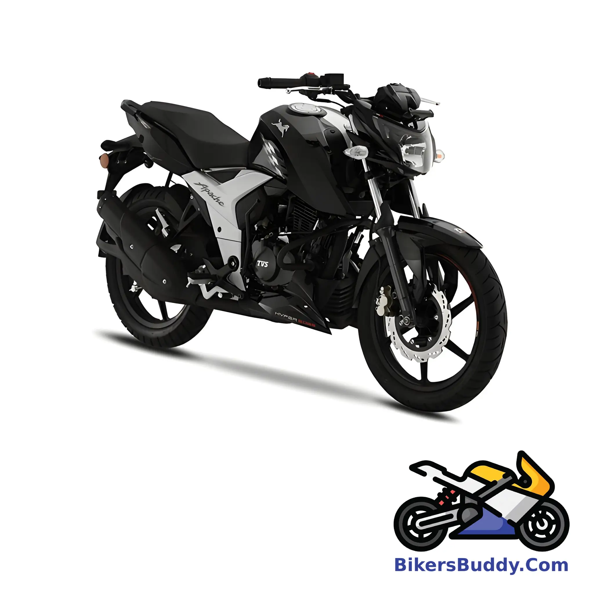 Black TVS Apache RTR 160 4V FI