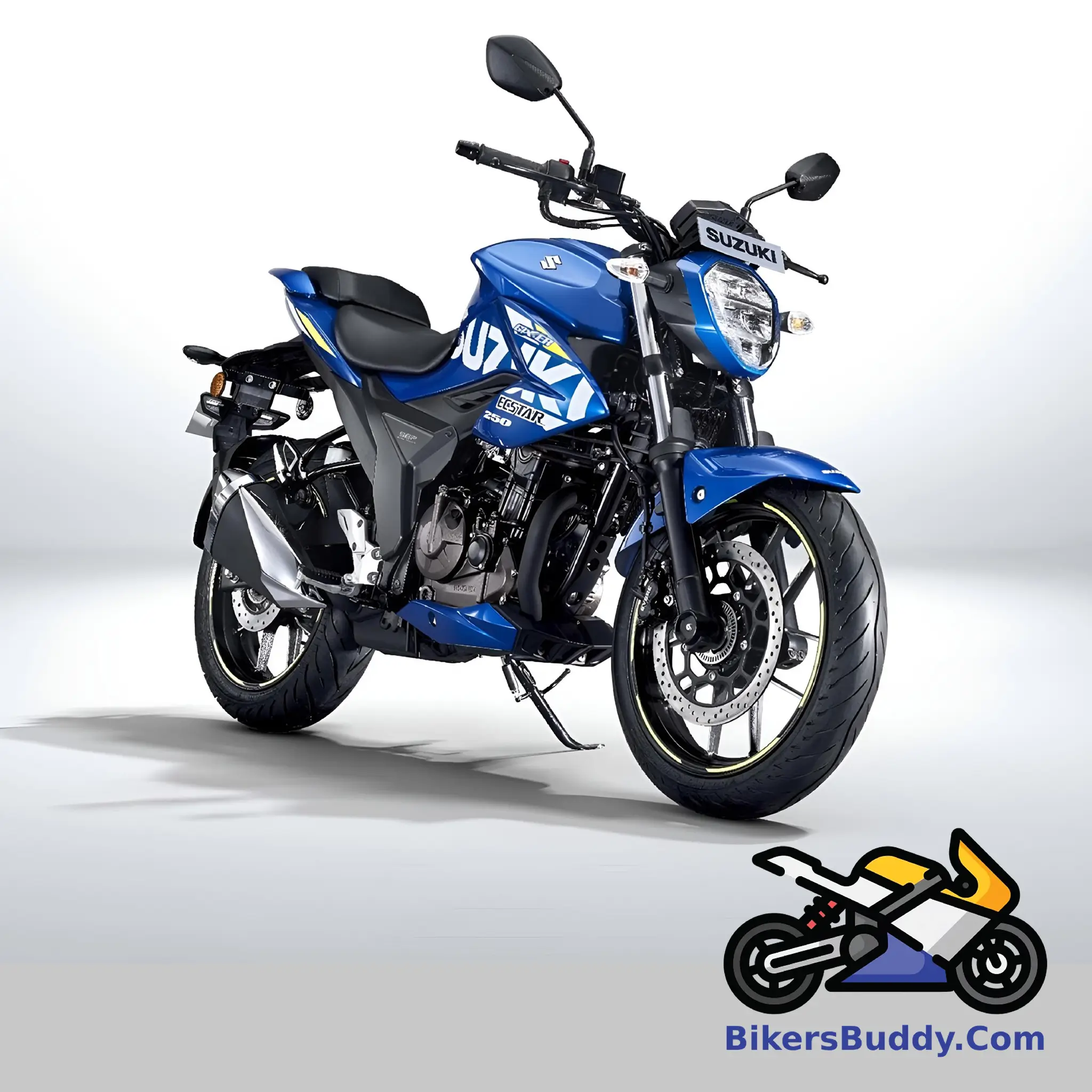 Blue Suzuki Gixxer ABS