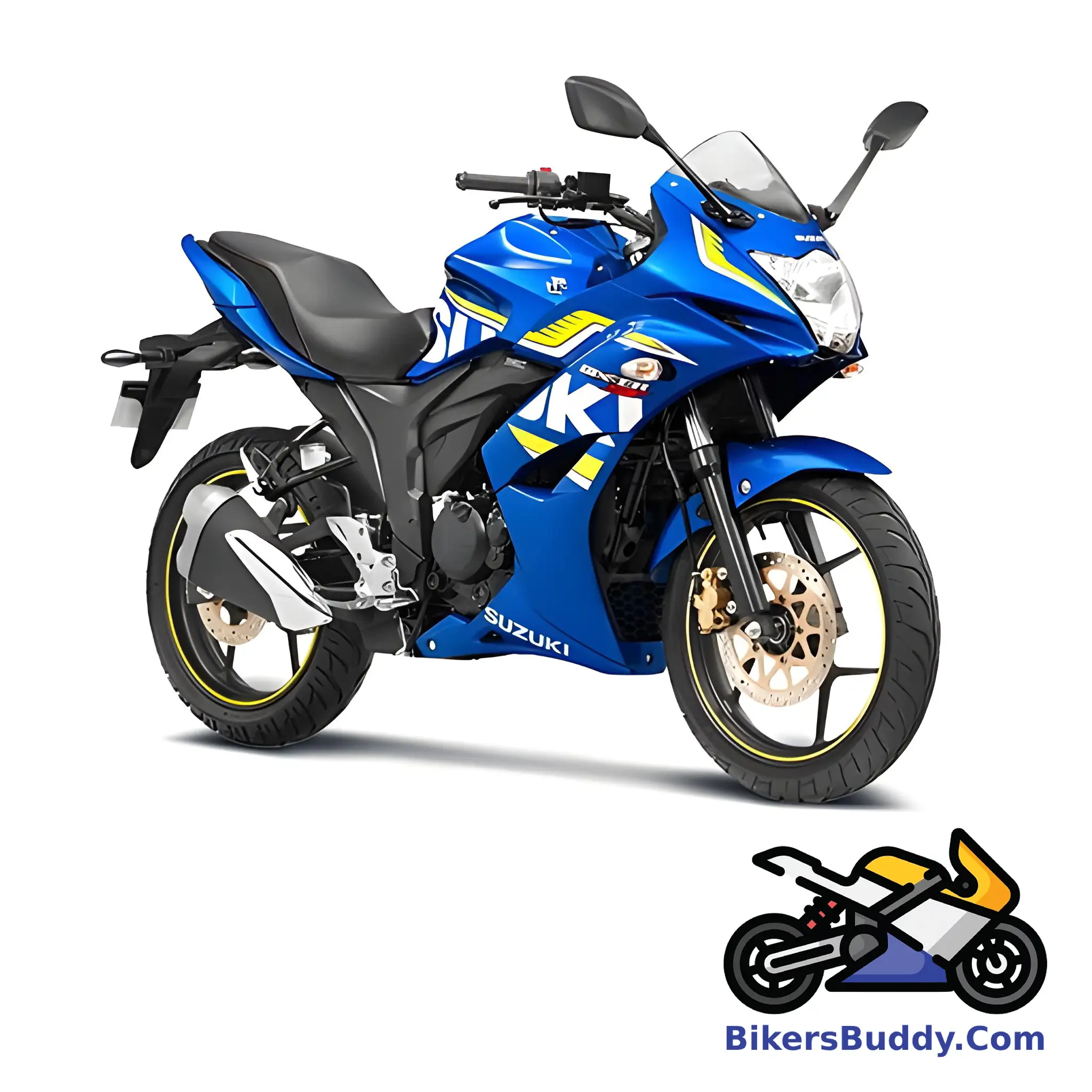 Blue Suzuki Gixxer SF FI