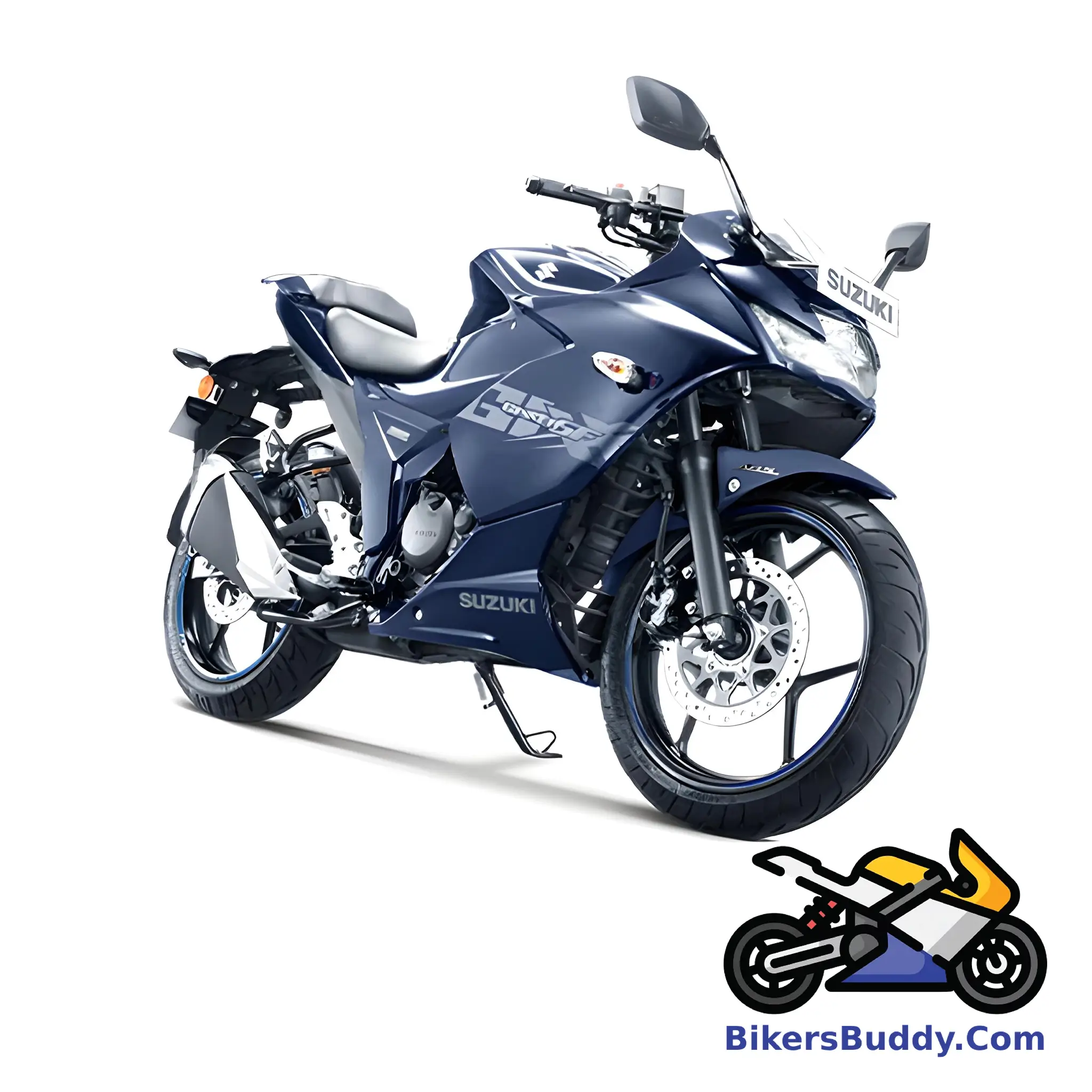 Matt Cobalt Blue Suzuki Gixxer SF