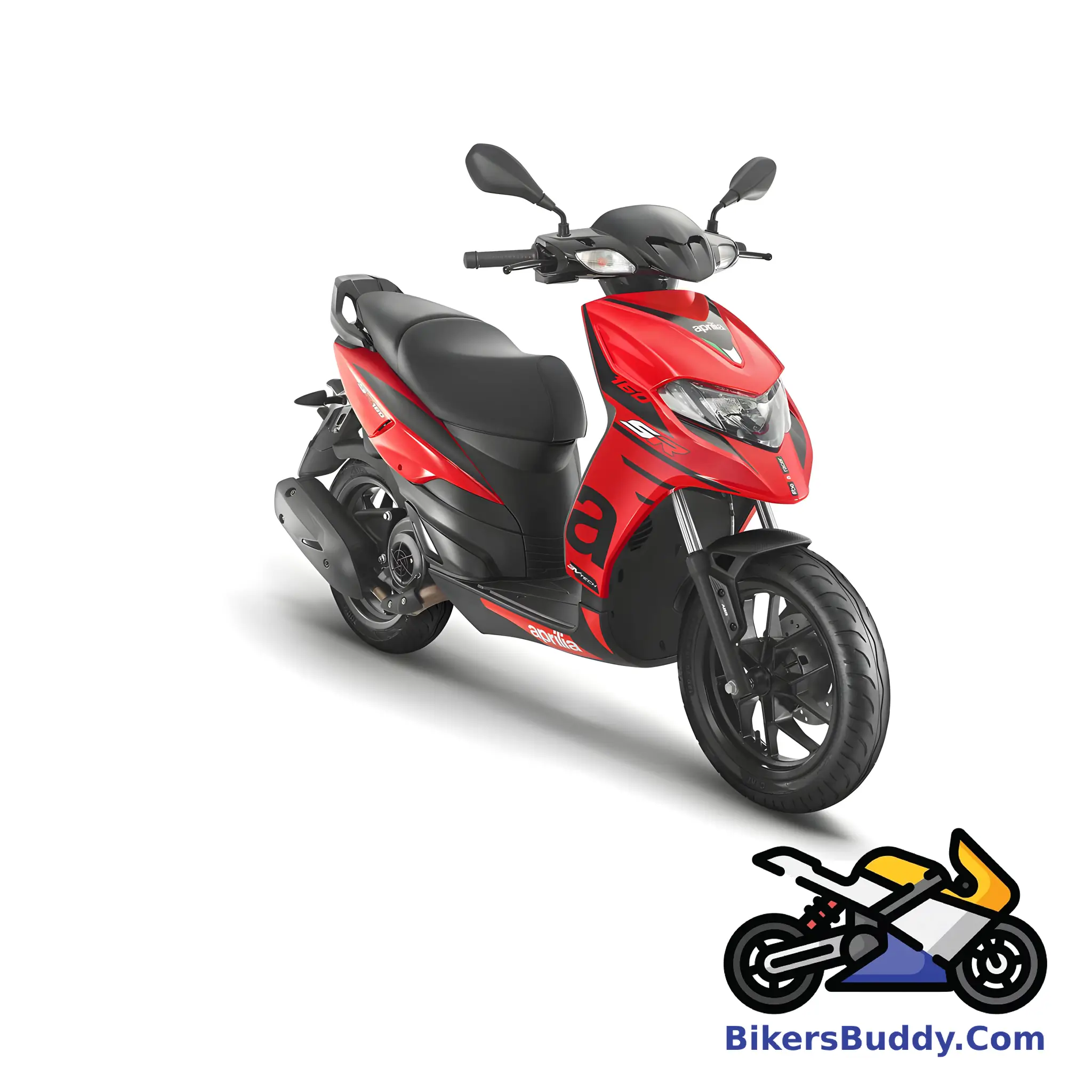 Red Aprilia SR Motard 125