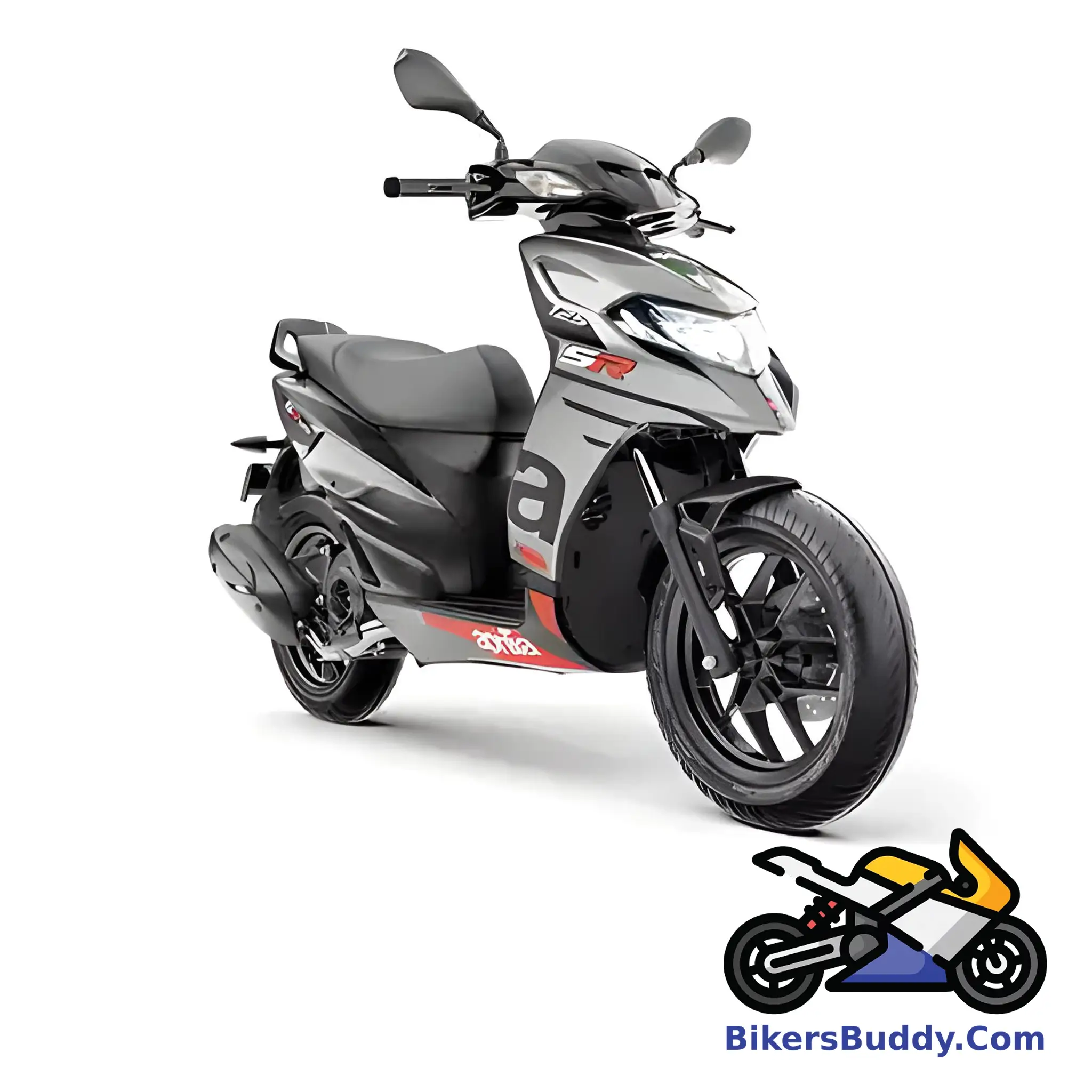 Grey Aprilia SR Motard 125