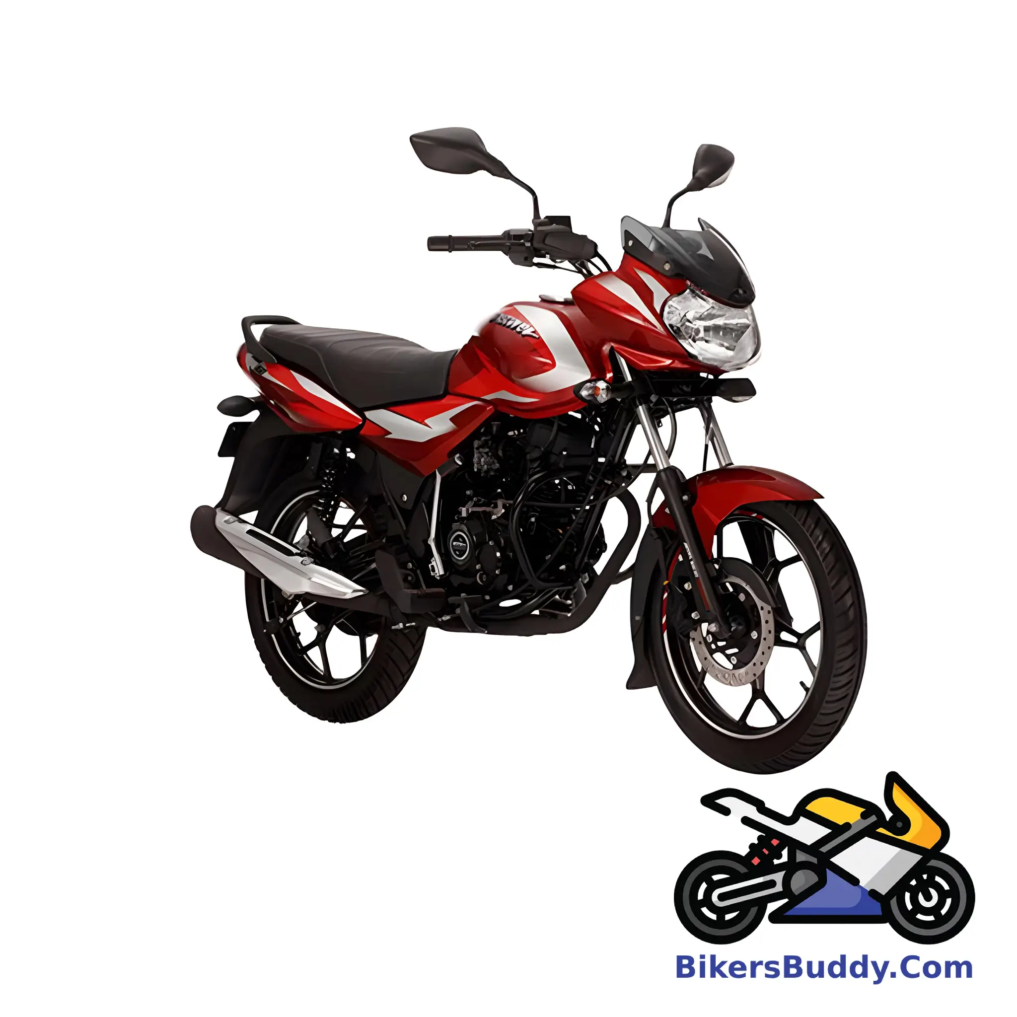 Red Bajaj Discover 110 Disc