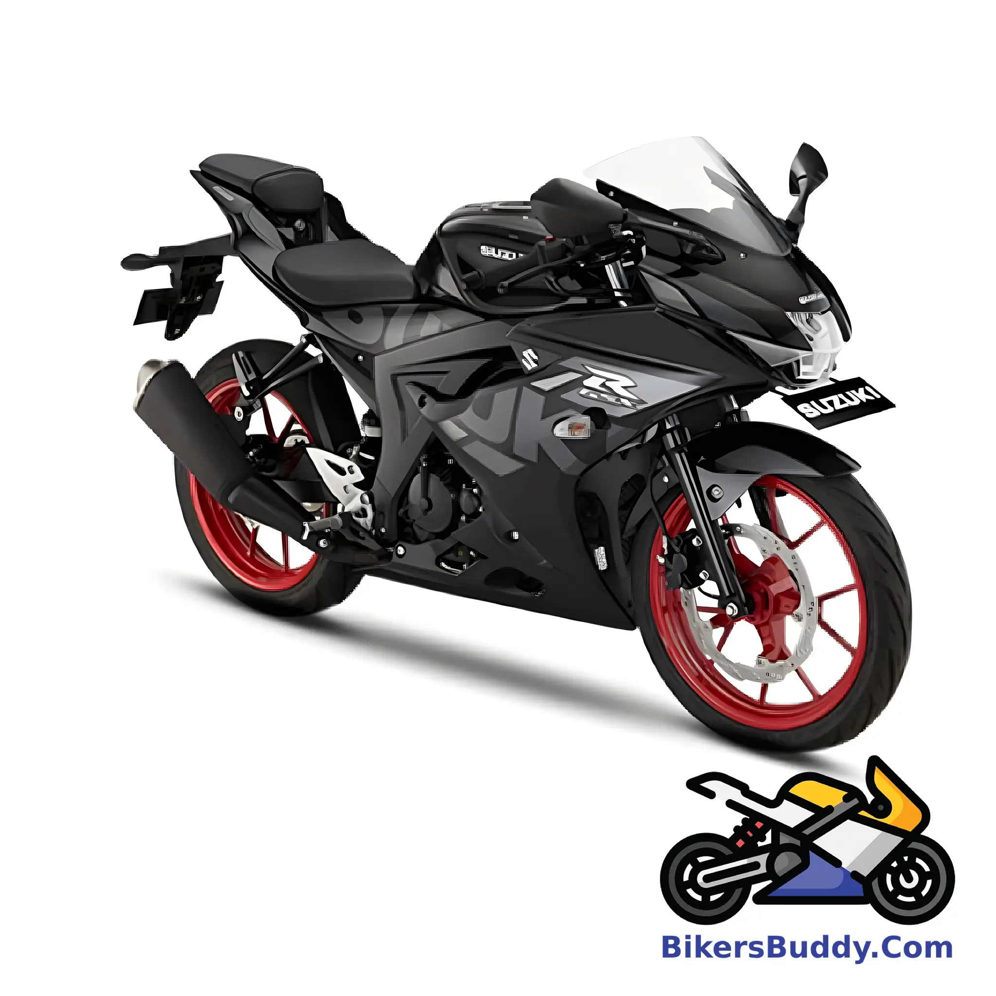 Black Suzuki GSX-R