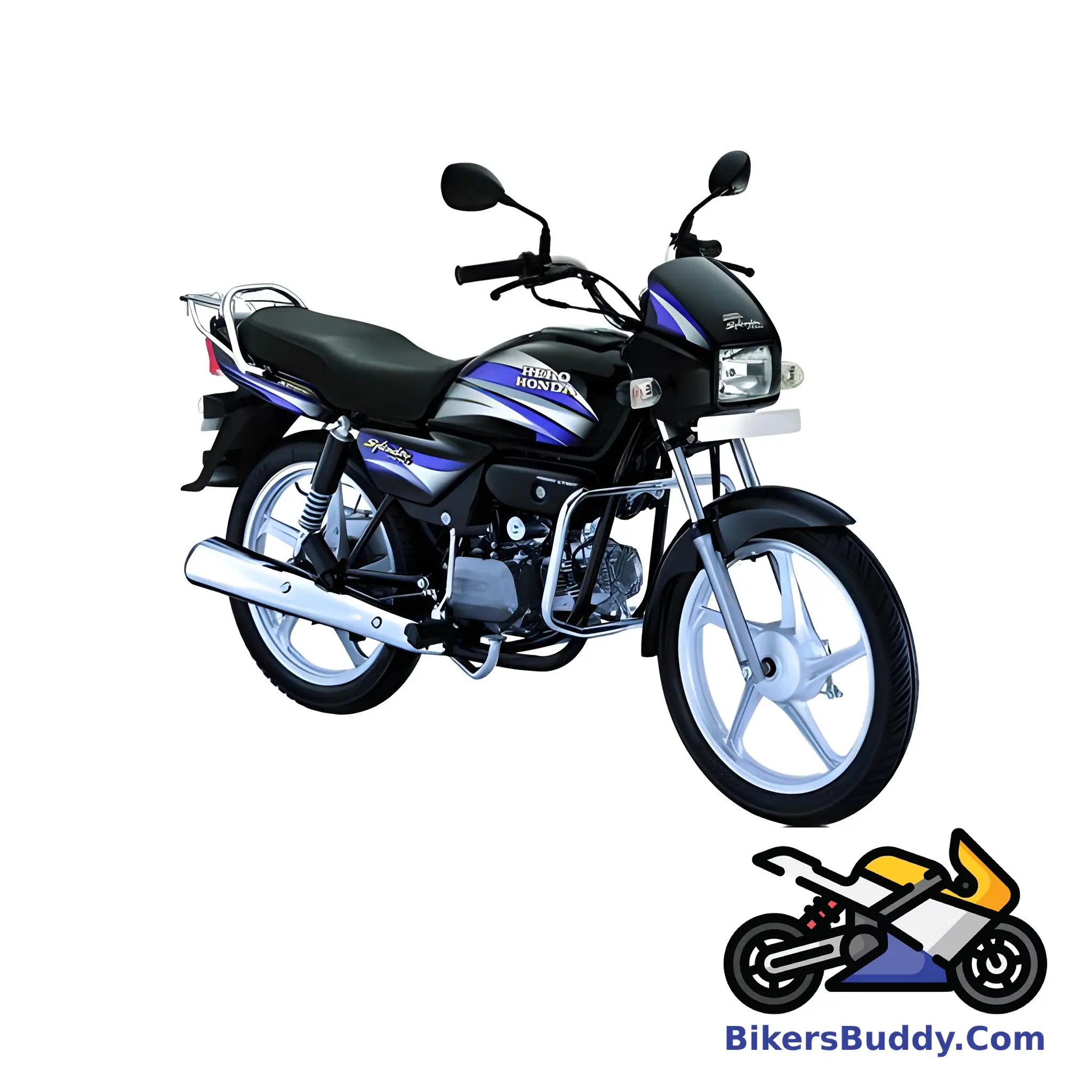 Mat Blue Hero Splendor Plus