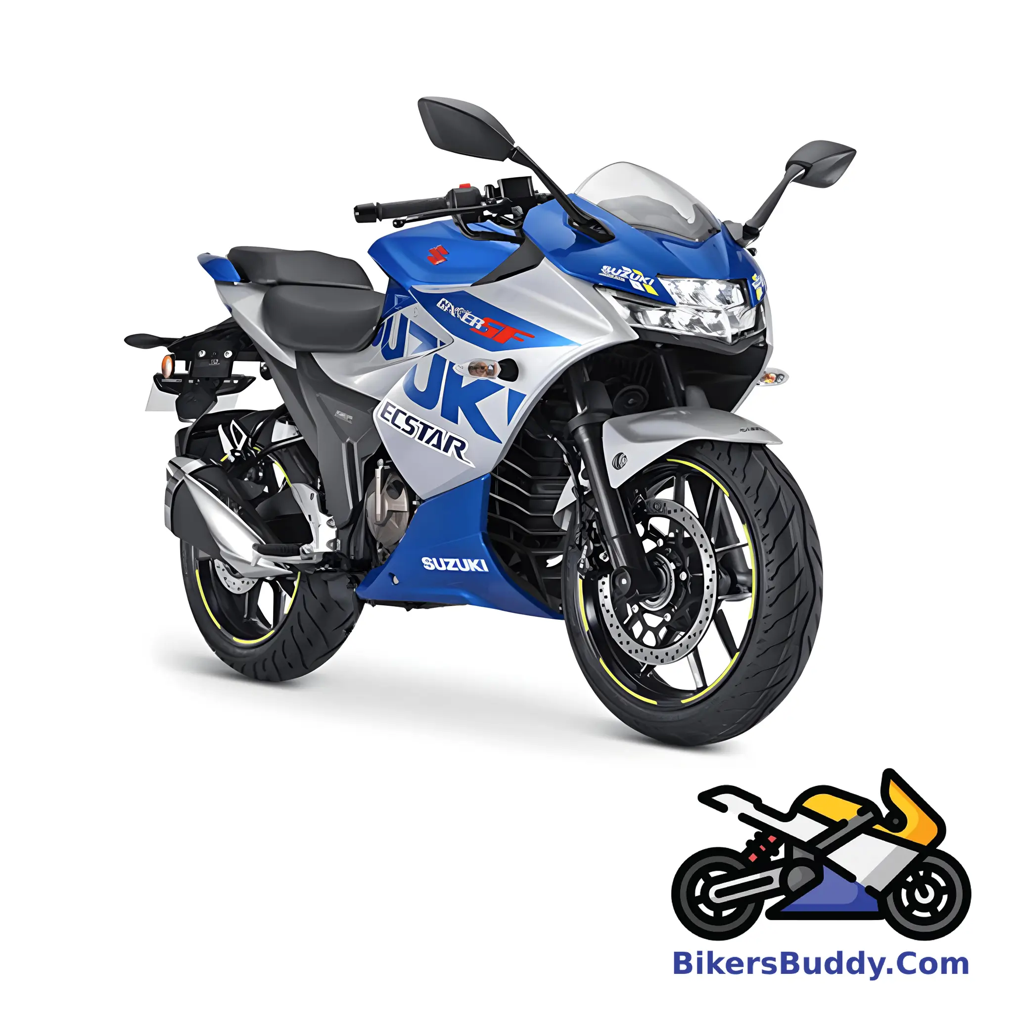 Blue Suzuki Gixxer SF