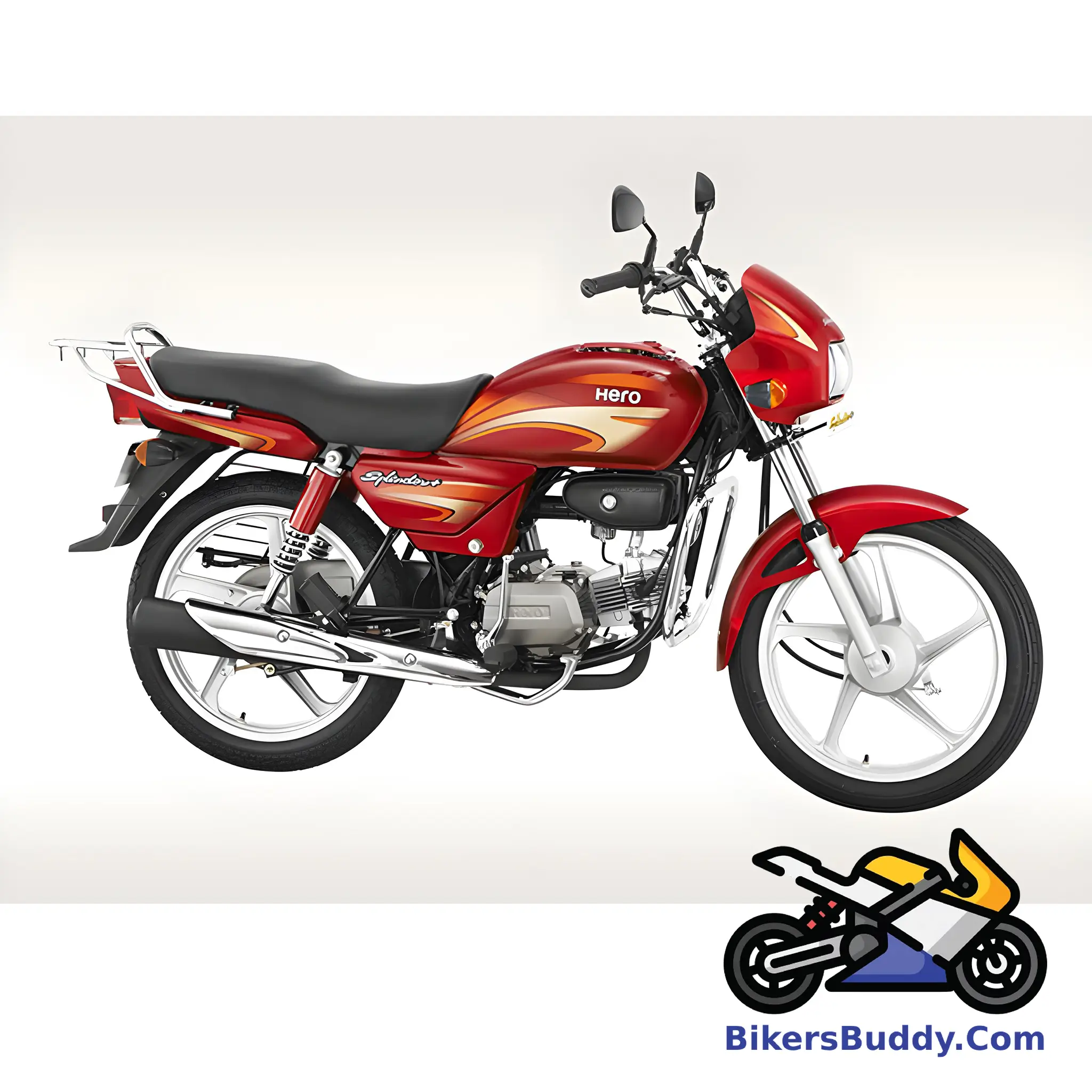 Red Hero Splendor Plus