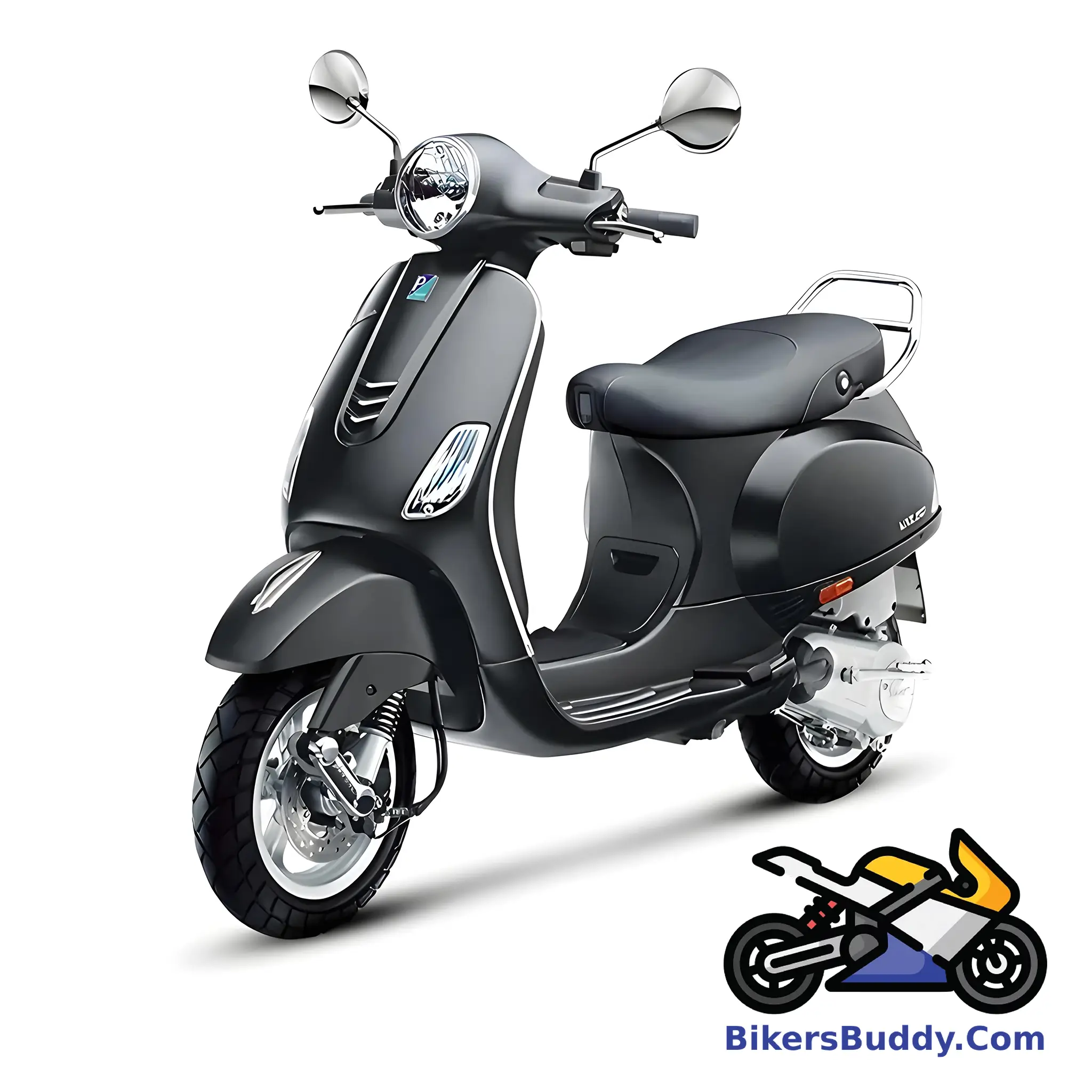 Black Vespa VXL 125