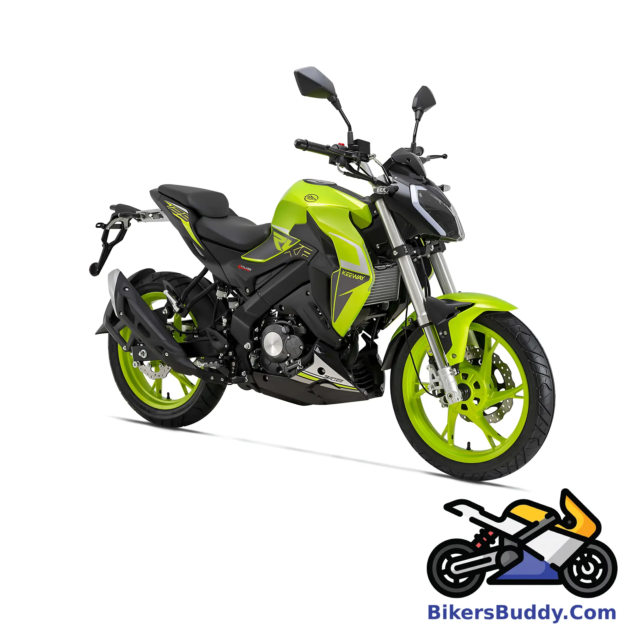 Neon green Keeway RKF 125