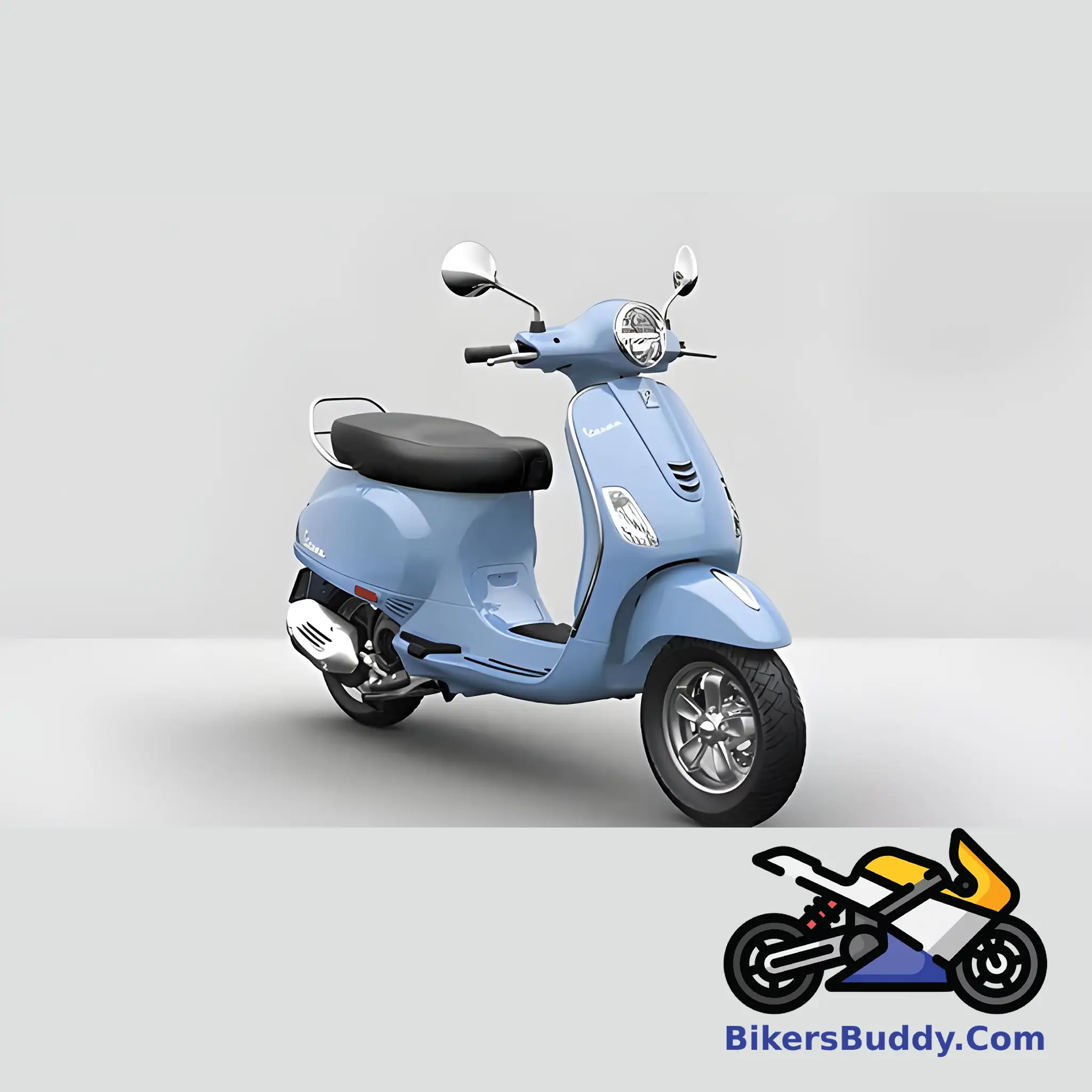 Blue Vespa VXL 125