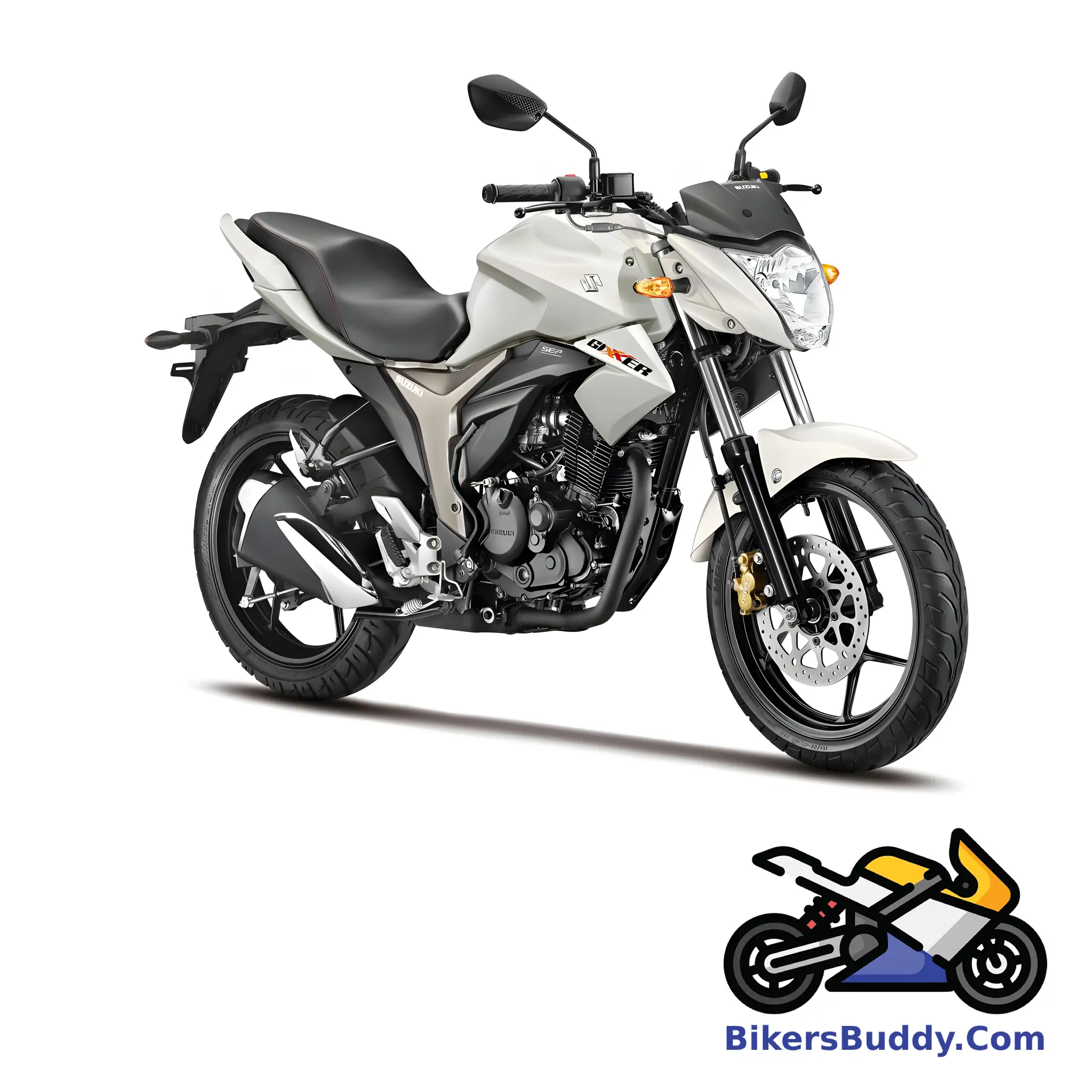 Off White Suzuki Gixxer