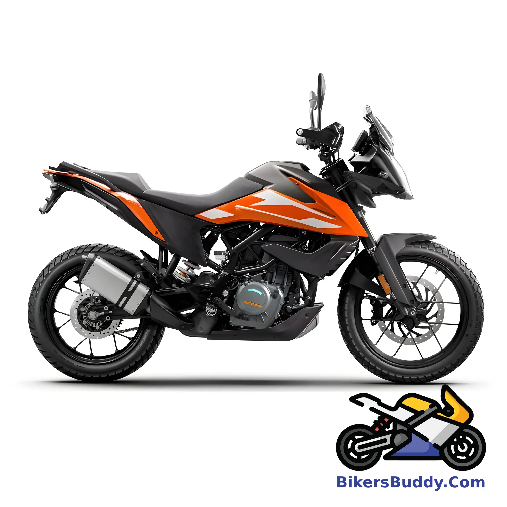 Orange KTM 250 Adventure