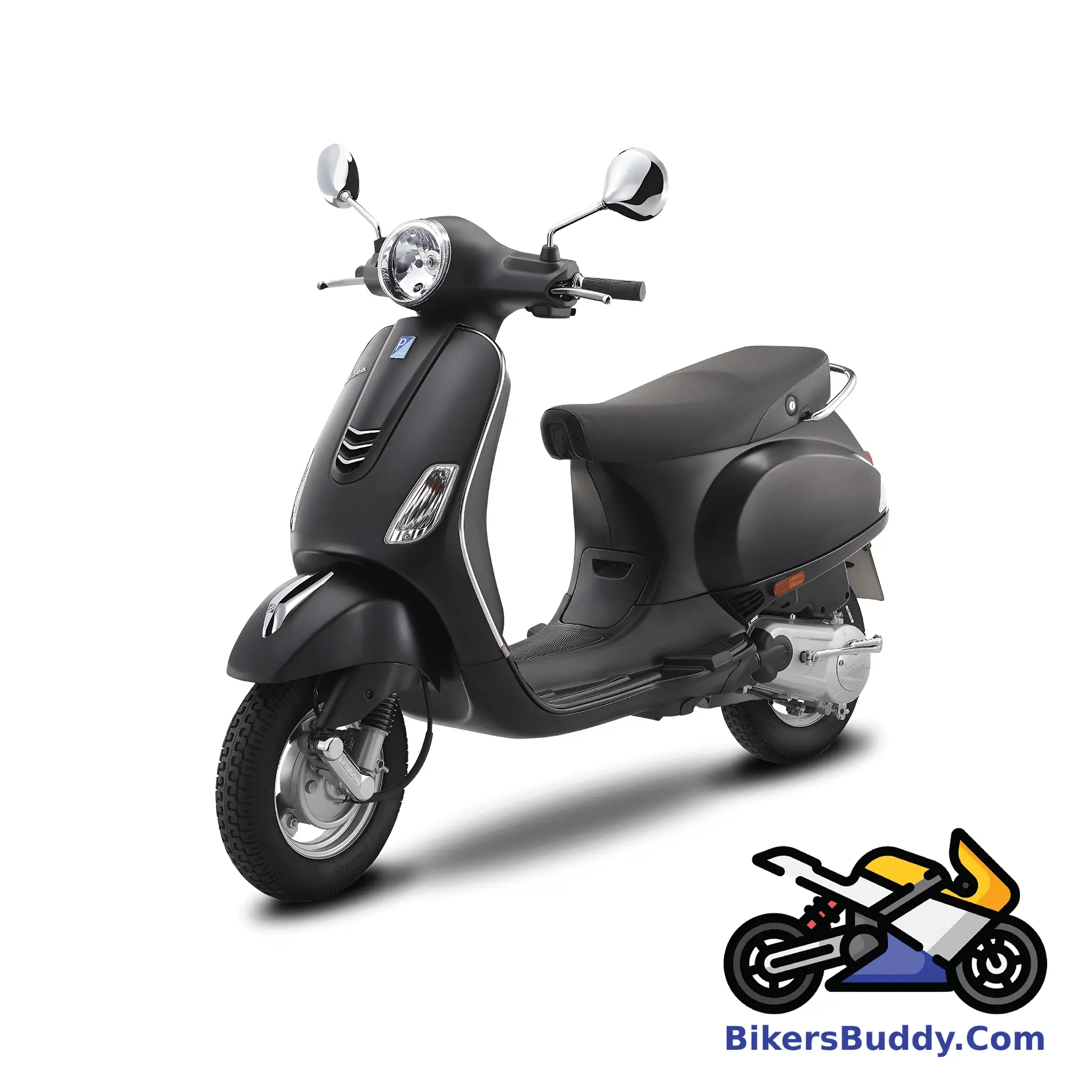 Black Vespa LX 125