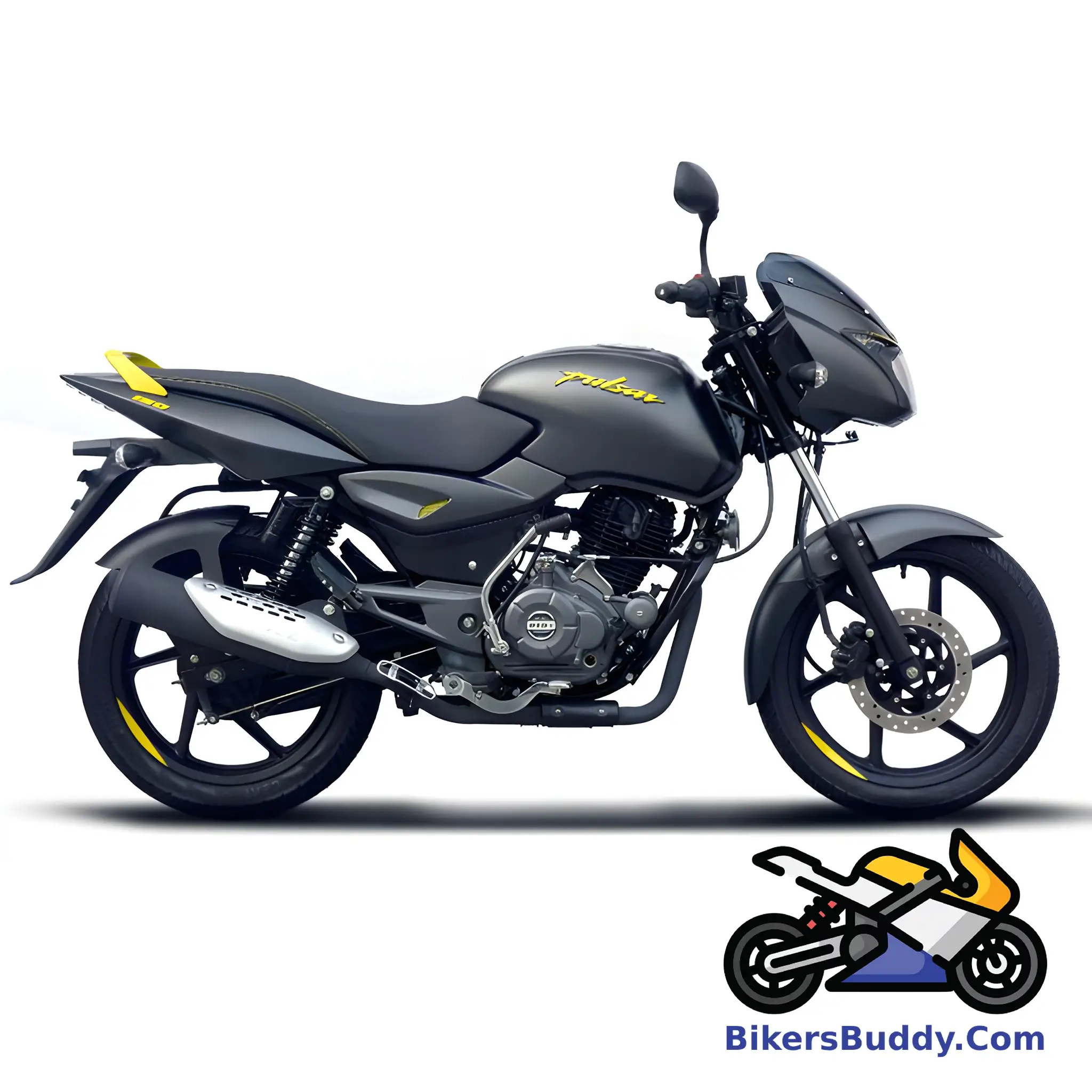 Mat black Bajaj Pulsar Neon 150