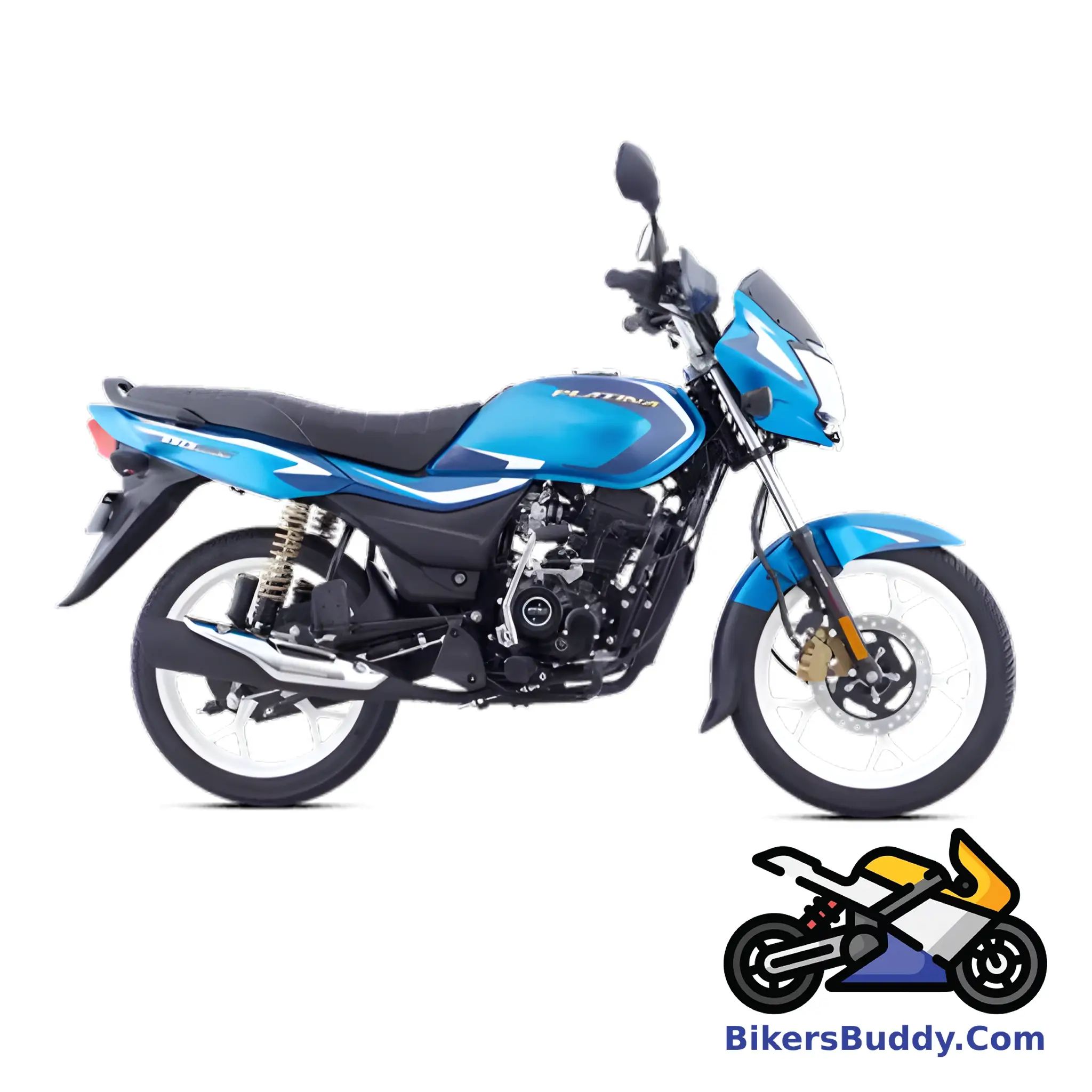 Blue Bajaj Platina 110