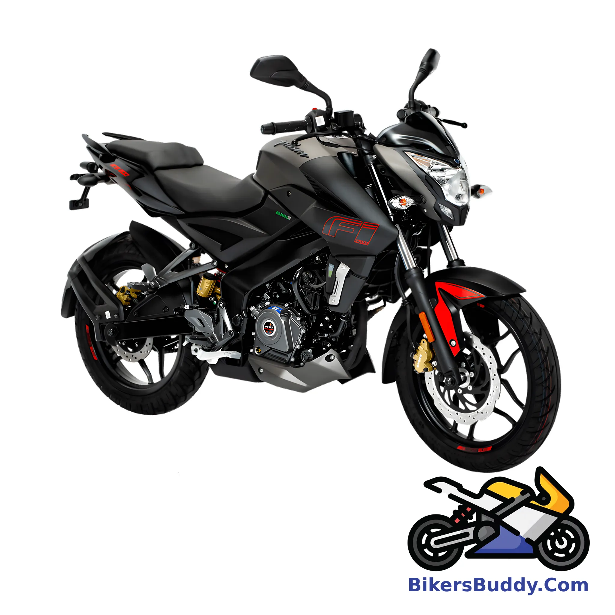 matt balck Bajaj Pulsar 200 NS FI