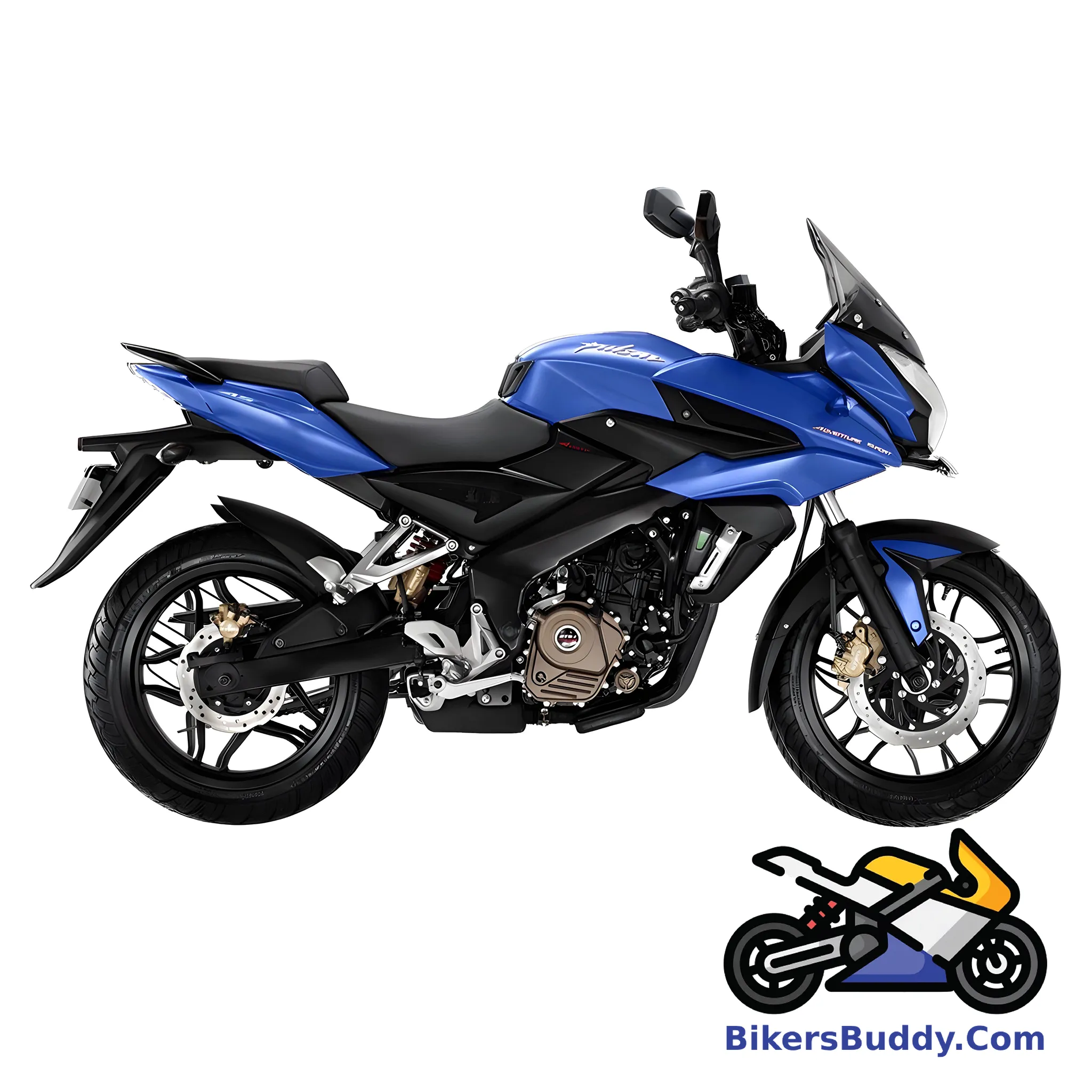 Blue Bajaj Pulsar 200 AS