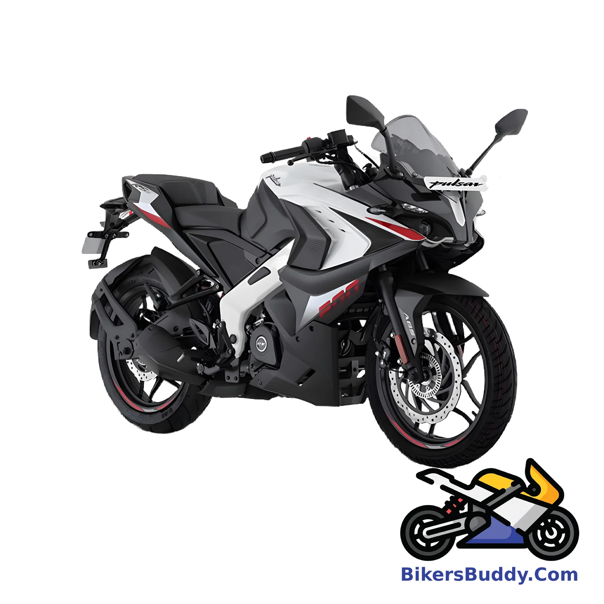 White Bajaj Pulsar RS200