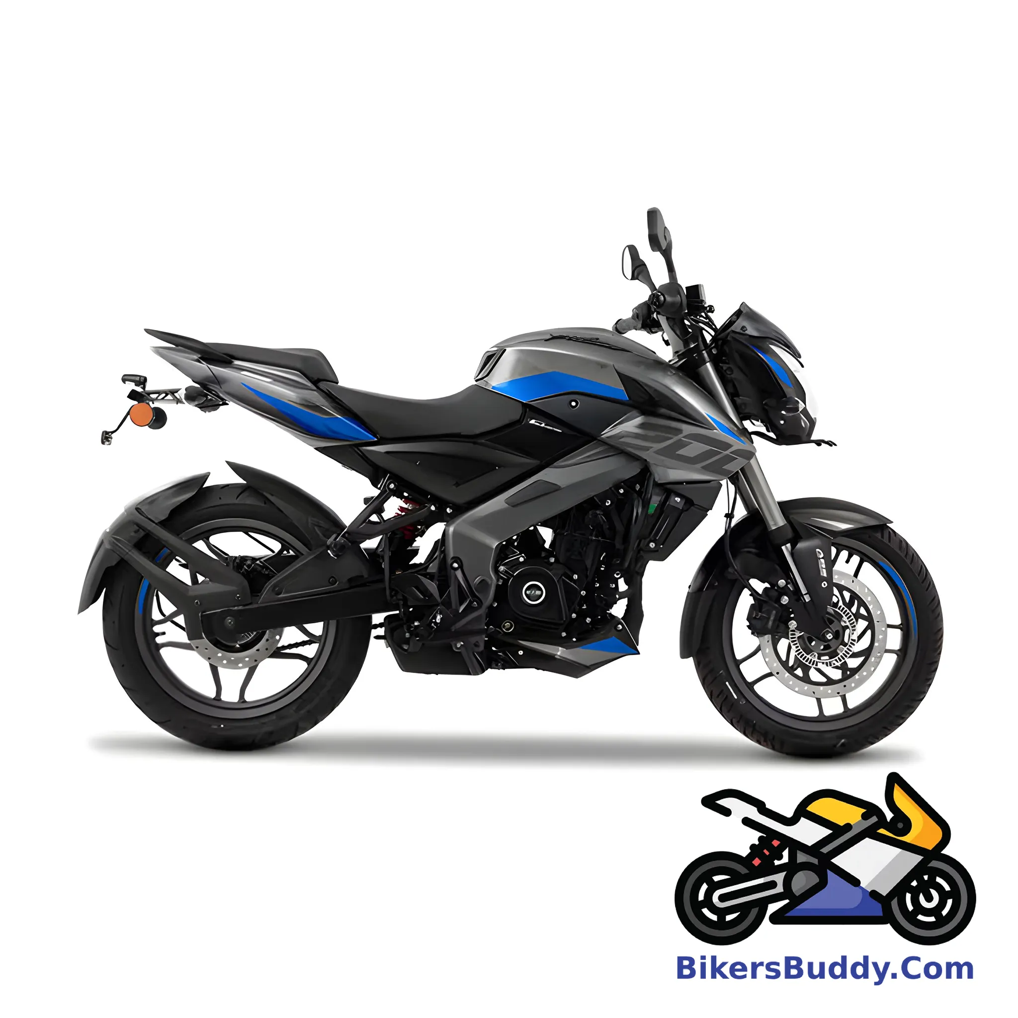 Pewter Grey Bajaj Pulsar 200 NS FI