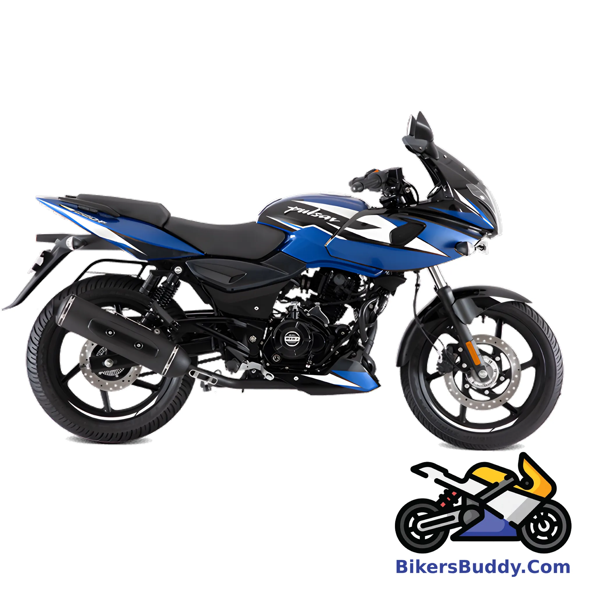 Blue Bajaj Pulsar 220F