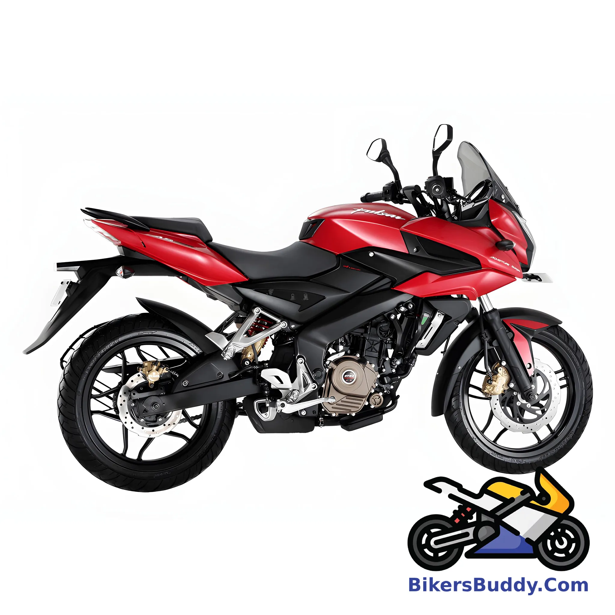 Red Bajaj Pulsar 200 AS