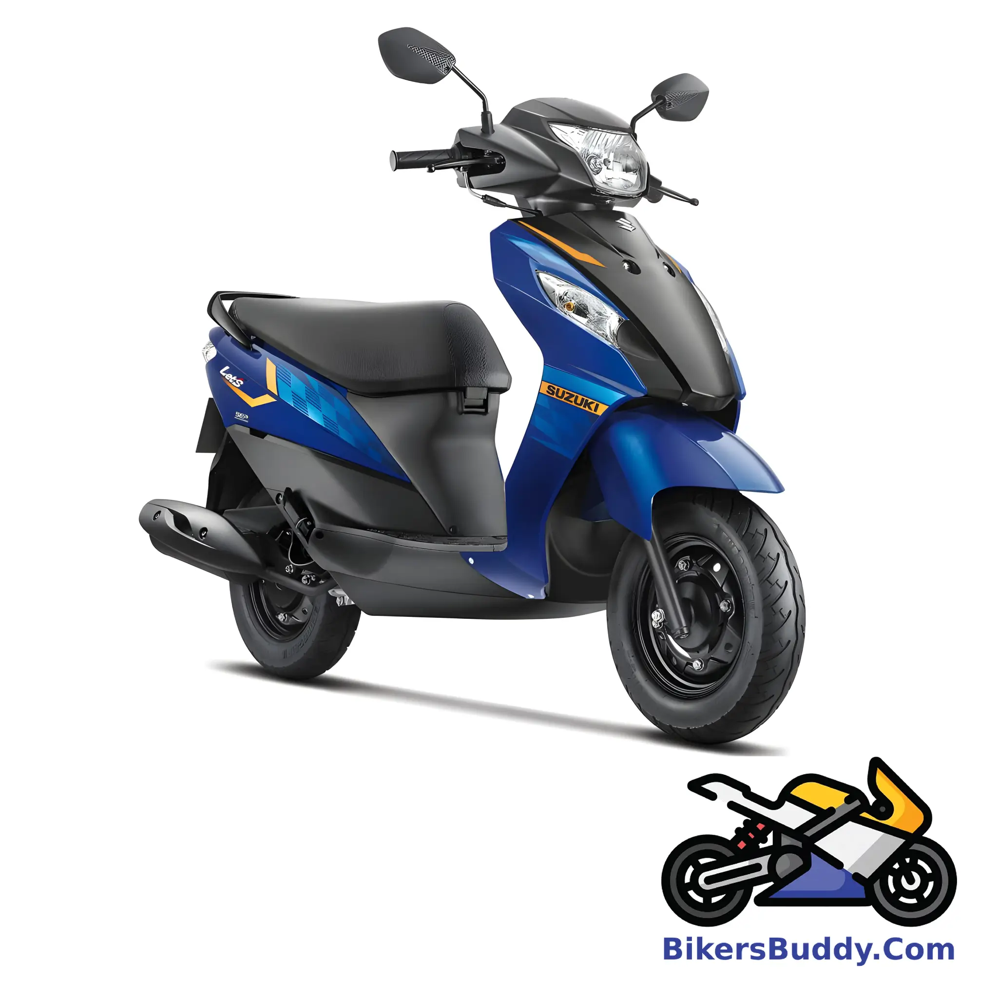 Blue Suzuki Lets